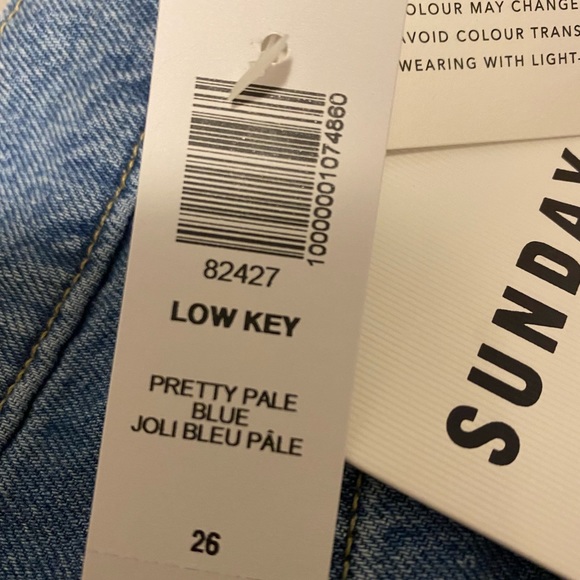 Sunday Best low key high rise jeans - size 26 - Picture 4 of 4